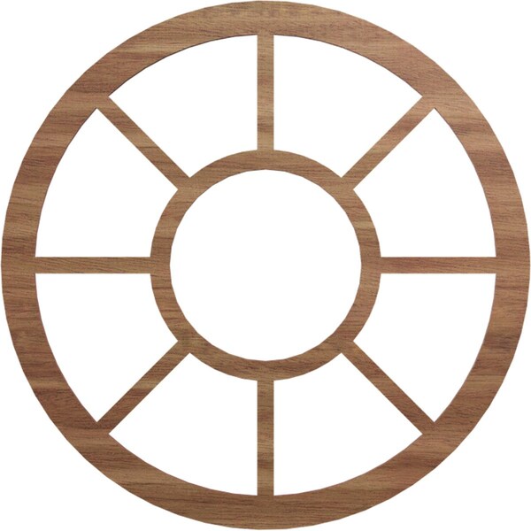 Ekena Millwork Grace Wood Fretwork Pierced Ceiling Medallion, Walnut, 22"OD x 8"ID x 1/4"T CMWP22X0250GRWA - main